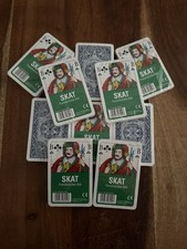 10x Skatkarten Original Altenburger Spielkarten ASS - Französisches Bild
