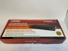 StarTech SV231QDVIUA 2 Head/Port/PC Quad Monitor Dual-Link DVI USB KVM Switch