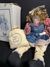 1997 House of Lloyd Mom's Fix It Shop Boo Boo Rag Cloth Doll 18 inch