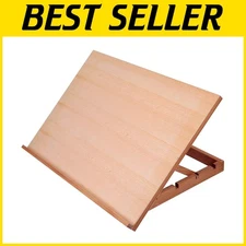 Wood Drafting Table Easel Board, 5-Position