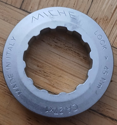 Miche Lockring für Campagnolo-Freilauf (CA 27x1), silber, neu und unbenutzt