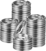 SchlüSselringe 25Mm Edelstahl 100 StüCk Metall Spalt Ringe FüR SchlüSselanhäNger