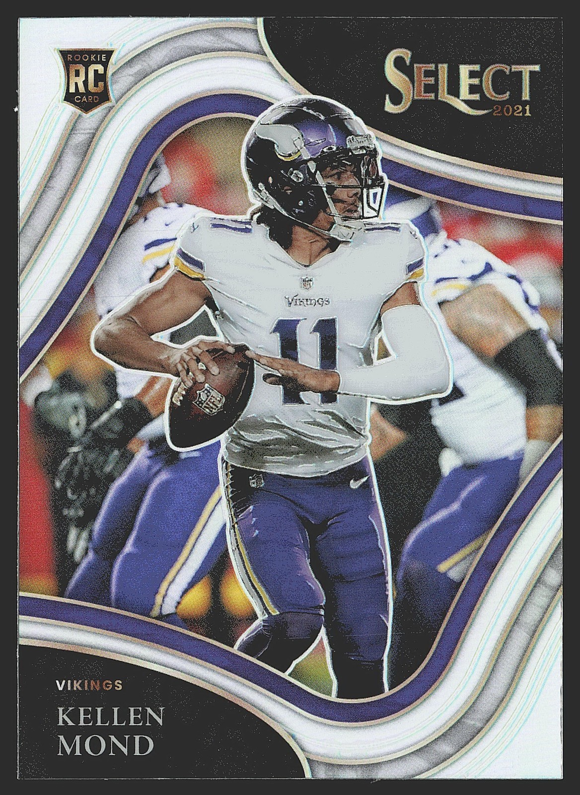2021 Panini Select #364 Kellen Mond Silver Prizm RC