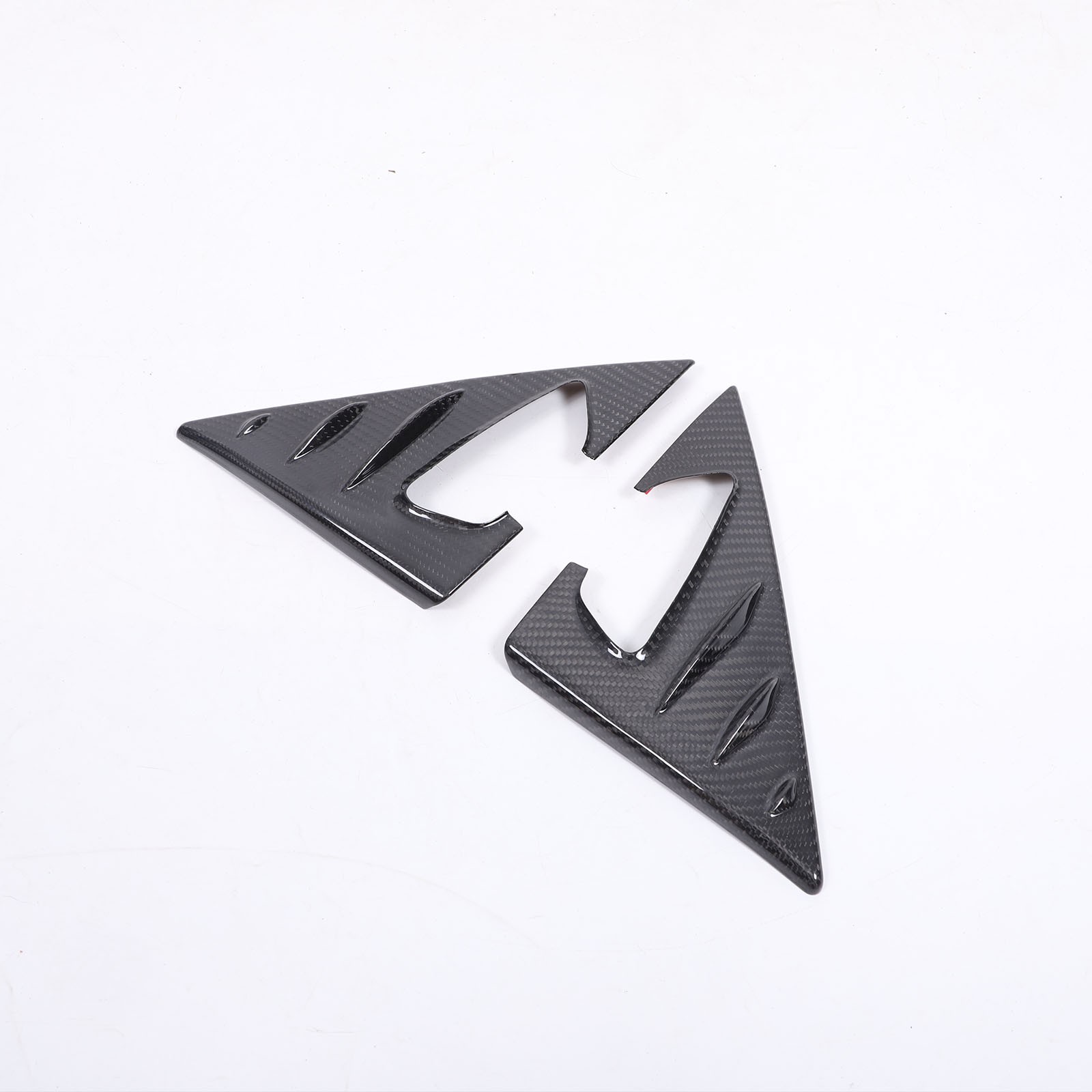 Real Carbon Fiber Window Triangle A-Pillar Cover For Lotus Emira V6 i4 2023-2025