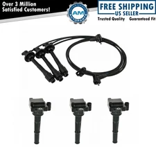 Ignition Coil & Spark Plug Wires Kit for Toyota Truck SUV 3.4L V6 New