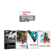 SanDisk Ultra 32GB 100MB/s UHS-I Class 10 microSDHC Card Corel Deluxe Photo