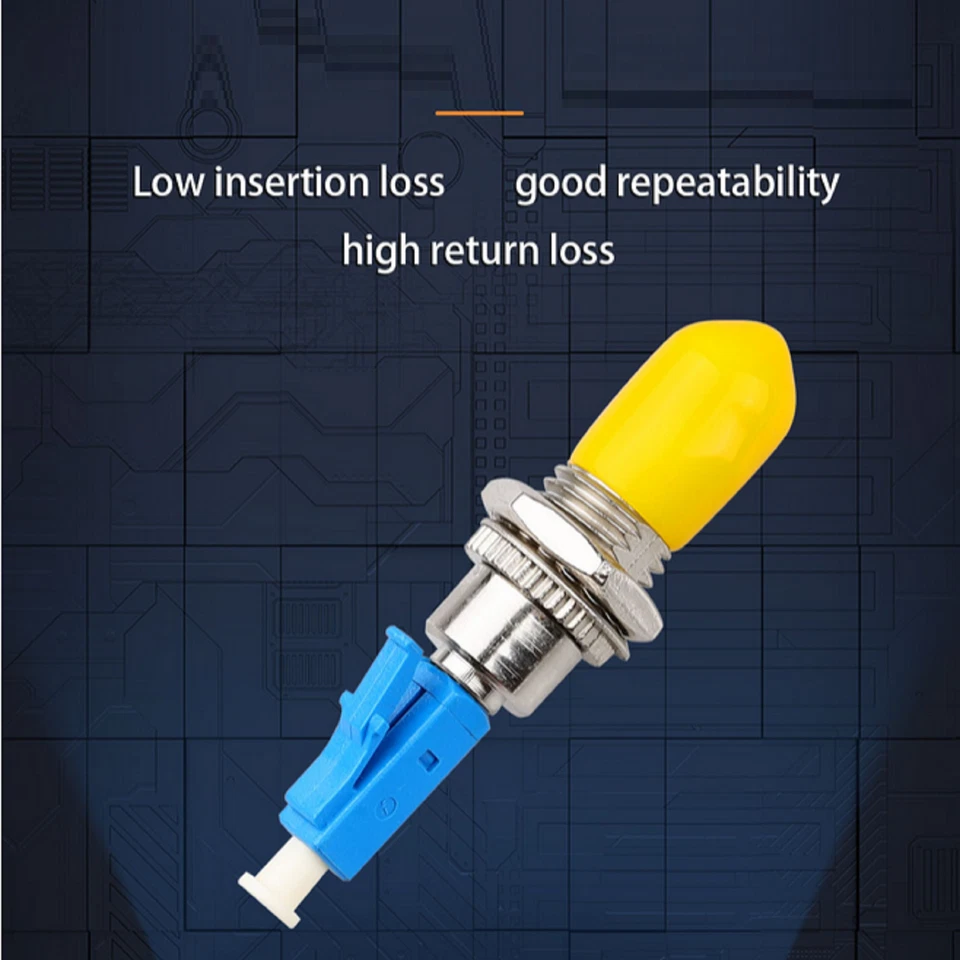 LC Male To ST Female Hybrid Fiber Optic Converter Adapter Single Mode Coupler f - Image 4 of 4