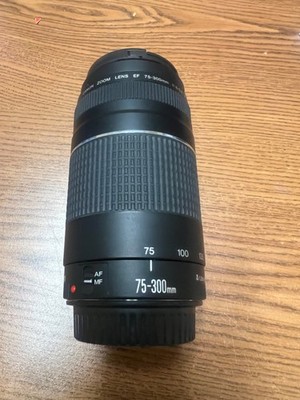 Canon EF 75-300mm f/4-5.6 IS USM Image Stabilization Lens - Used