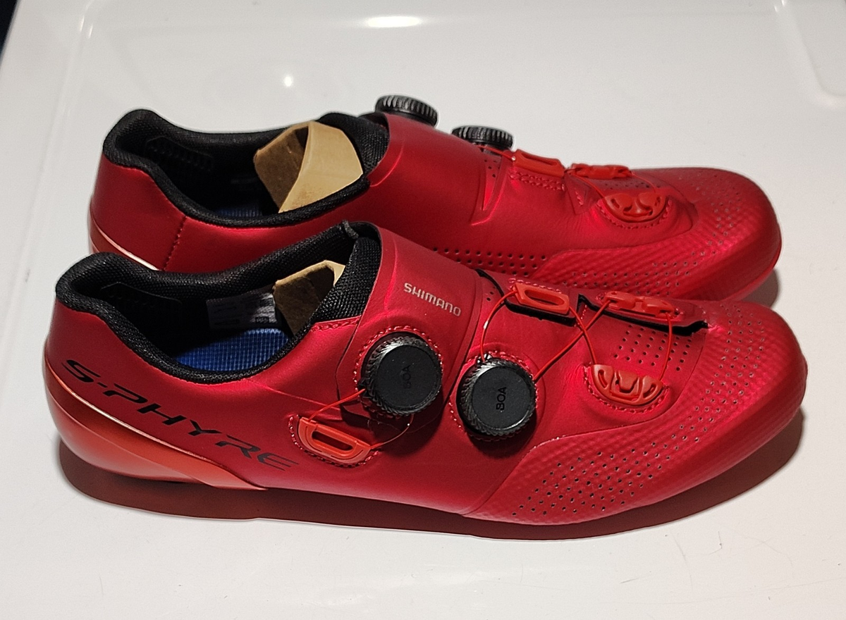 Shimano S-Phyre SH-RC902 Road Cycling Shoes Red Men's EU 44 US 9.7