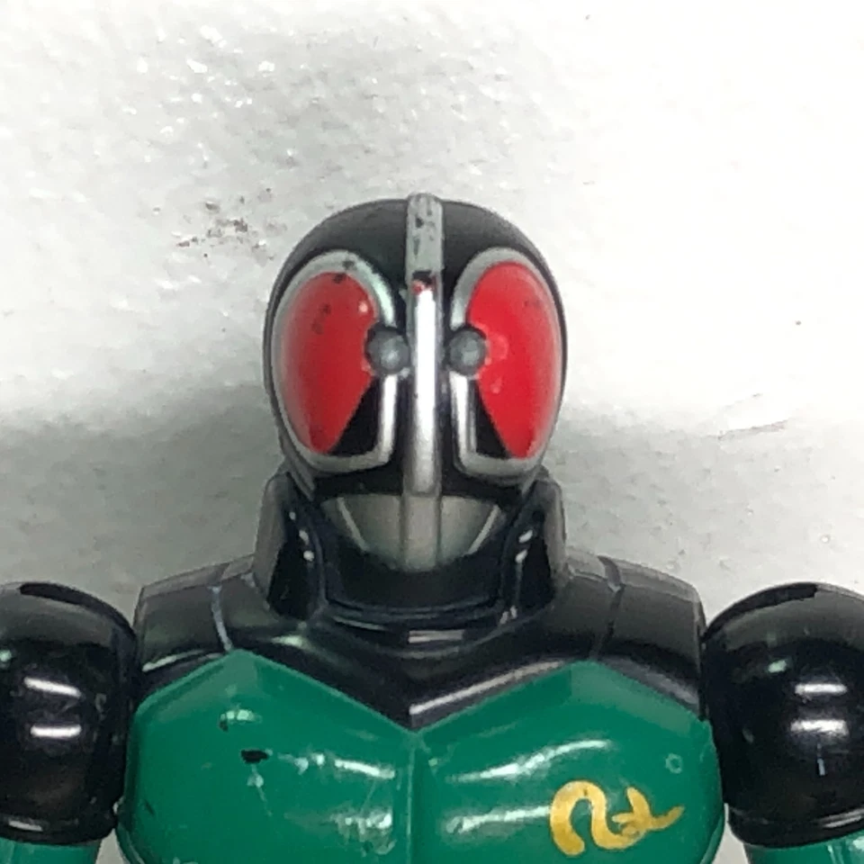 Figura de acción Bandai Kamen Rider Black RX Masked Rider de colección 1995 sin antenas Foto 3 de 4