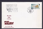 1981 W.I.P.A. VIENNA ISLE OF MAN DECIMAL STAMP SOUVENIR COVER #X171