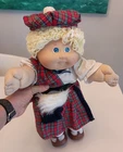 VINTAGE Cabbage Patch Kids Blonde Hair Blue Eyes Scottish Xavier Roberts 1985