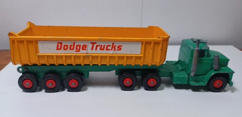 Matchbox King Size No K-16 Dodge Tractor Tipper Fruehauf Truck Lesney JR9D