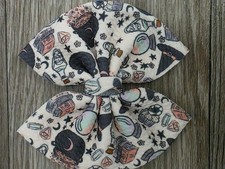Baby Witchy Print Hair Bow on Alligator Clip