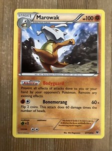 Pokémon TCG Marowak Fates Collide 37/124 Regular Rare LP
