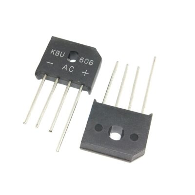 10PCS 6A 600V diode Bridge Rectifier kbu606
