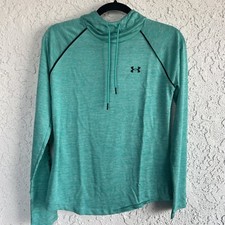 Under Armour Hoodie Womens XS Heatgear Athletic Hooded Uline Shirt Top
