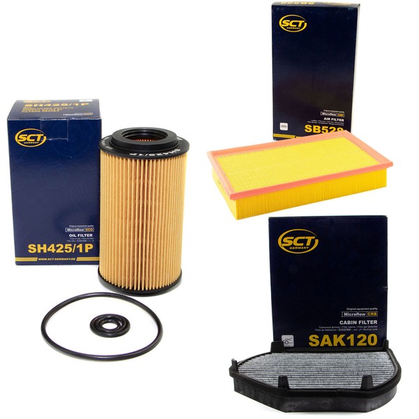 Inspektionspaket Filterset SCT FüR Mercedes E-Klasse T CDI E200 E220 W210 S210-image