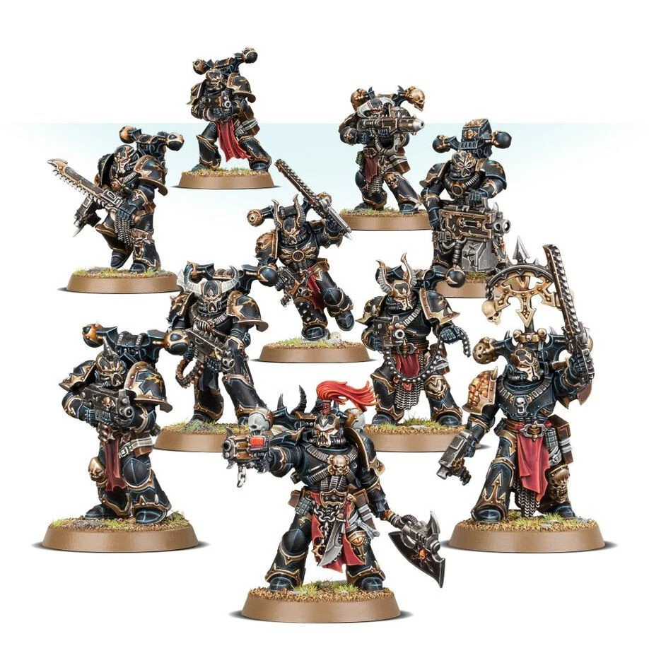GAMES WORKSHOP [SINGLES] Chaos Space Marines Legionaries - Single Miniatures - Warhammer 40K