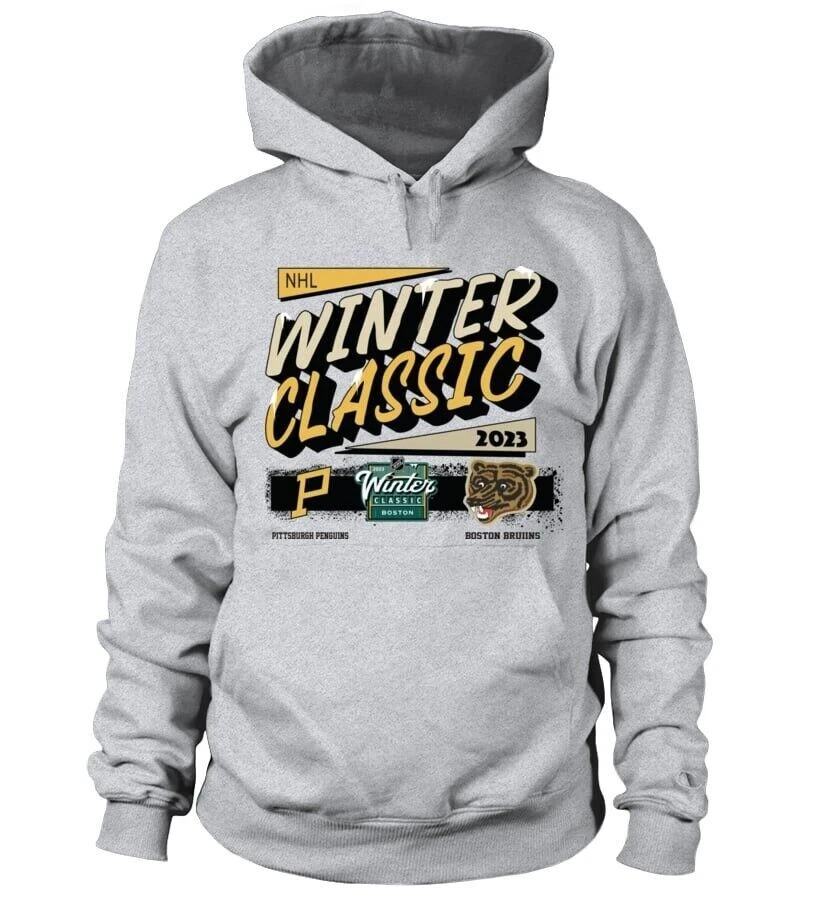 BOSTON BRUINS VS. PITTSBURGH PENGUINS 2023 NHL WINTER CLASSIC HOODIE | eBay