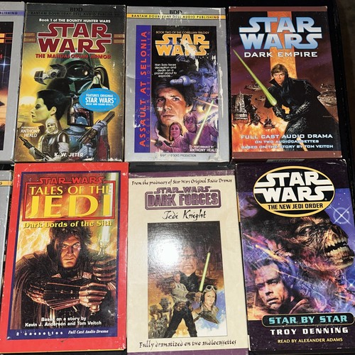 Lot of 34 Star Wars Audiobooks BDD Audio Cassette Tapes Tons Of These. - Picture 9 of 16