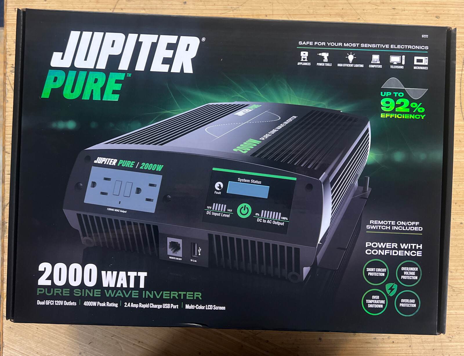 Jupiter Pure Sine Wave Inverter 2000W eBay