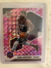 2020-21 Mosaic Pink Camo Prizm - Karl-Anthony Towns - 124 - Minnesota
