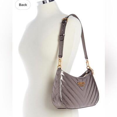 New GUESS Jania Top Zip Hobo Shoulder Bag
