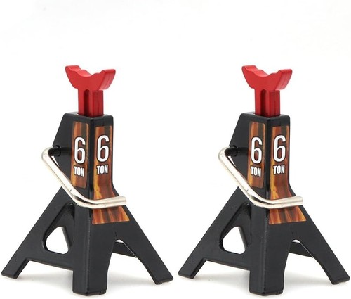Metal 6Ton Jack Stands For 1/10 RC Car Crawler Axial TRX-4 RC4wd D90 Wraith 2pcs - Picture 7 of 13
