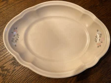 PFALTZGRAFF Stoneware REMEMBRANCE - OVAL RELISH DISH