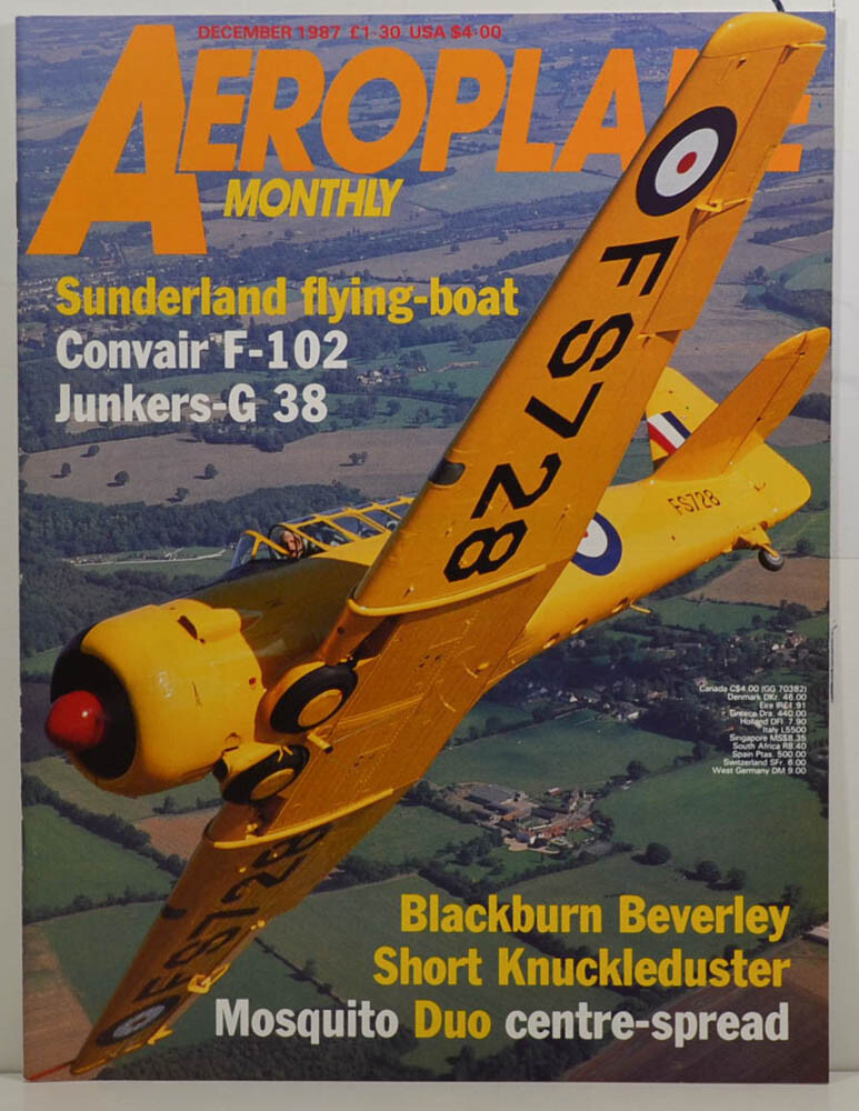 AEROPLANE Dec 1987 Convair F-102 Junkers G38 Flugzeug/Flugtechnik  (W2388)