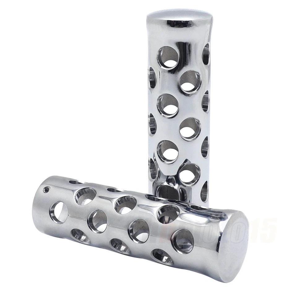 Chrome 1" 25mm Hand Grips 1 pair Hollowed For Suzuki Volusia 800 M50 Boulevard Foto 4 de 4