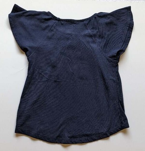 NWOT Gap Toddler Girls Flutter Sleeve Graphic Christmas/Holiday T-Shirt, Size 4 - Picture 3 of 3