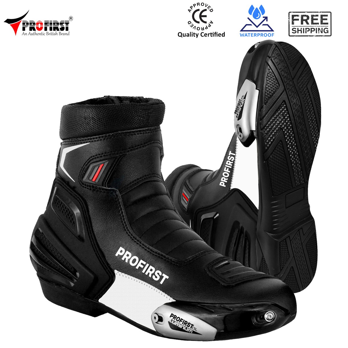 Motorcycle Boots Men Waterproof Motorbike Racing Leather CE Motorcycle Boots Men Waterproof Motorbike Racing Leather CE