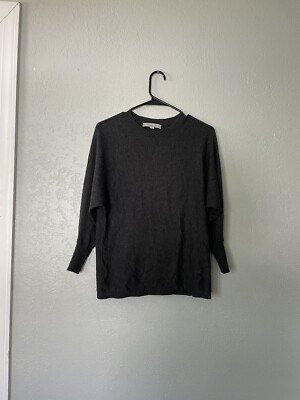 Loft dark grey sweater petite xs