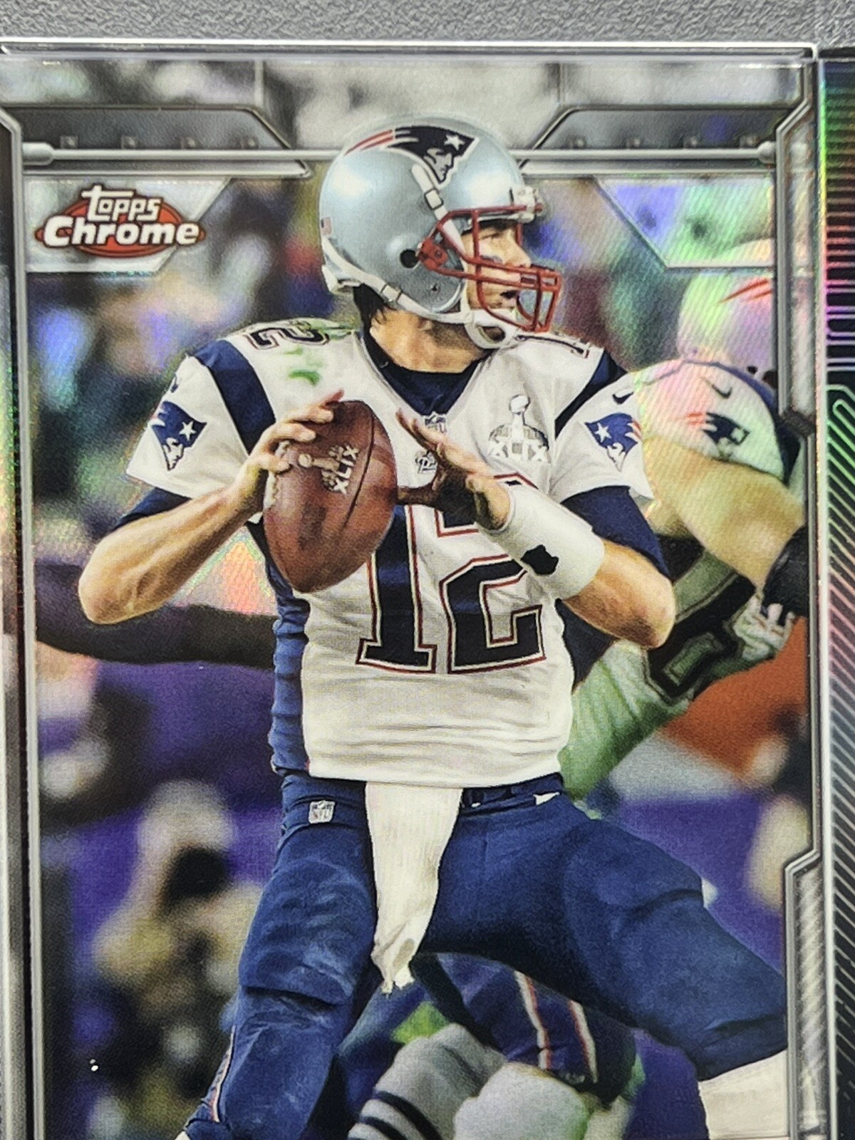 2015 Topps Chrome Tom Brady Refractor Silver Prizm PSA 10 GEM MINT