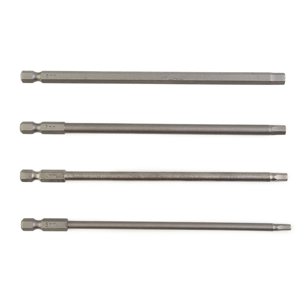 1/4 Hex Head Screw Driver 150mm Screwdriver Bits 3/4/5/6mm Hex