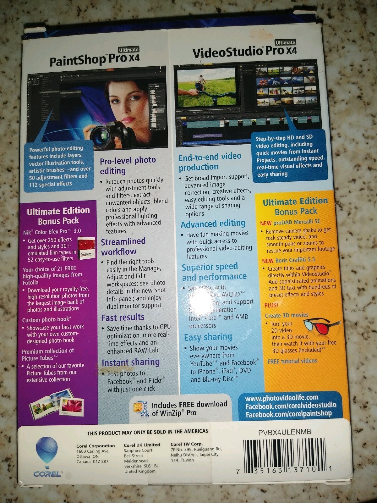 Corel Paint Shop Pro X4 Ultimate Pre Owned In EXCELLENT SHAPE eBay