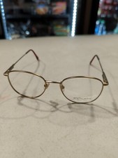 New Sebastiano Antique Gold Eyeglass Frame T501 52/20/140