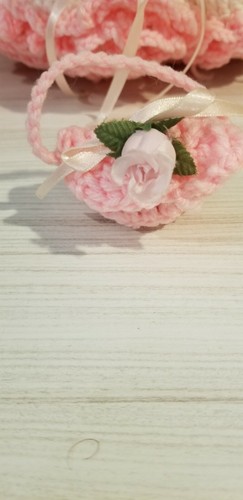 Doll with Pink Crochet Dress - Picture 5 of 12