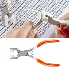 Curved Nylon Pliers Handheld Pliers Jewelry Making Tools Stainless Steel Plier