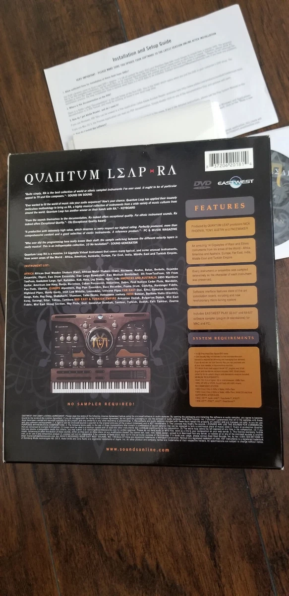 EastWest Quantum Leap RA PLAY EDITION The Definitive Rare and Ethnic  Virtual Ins