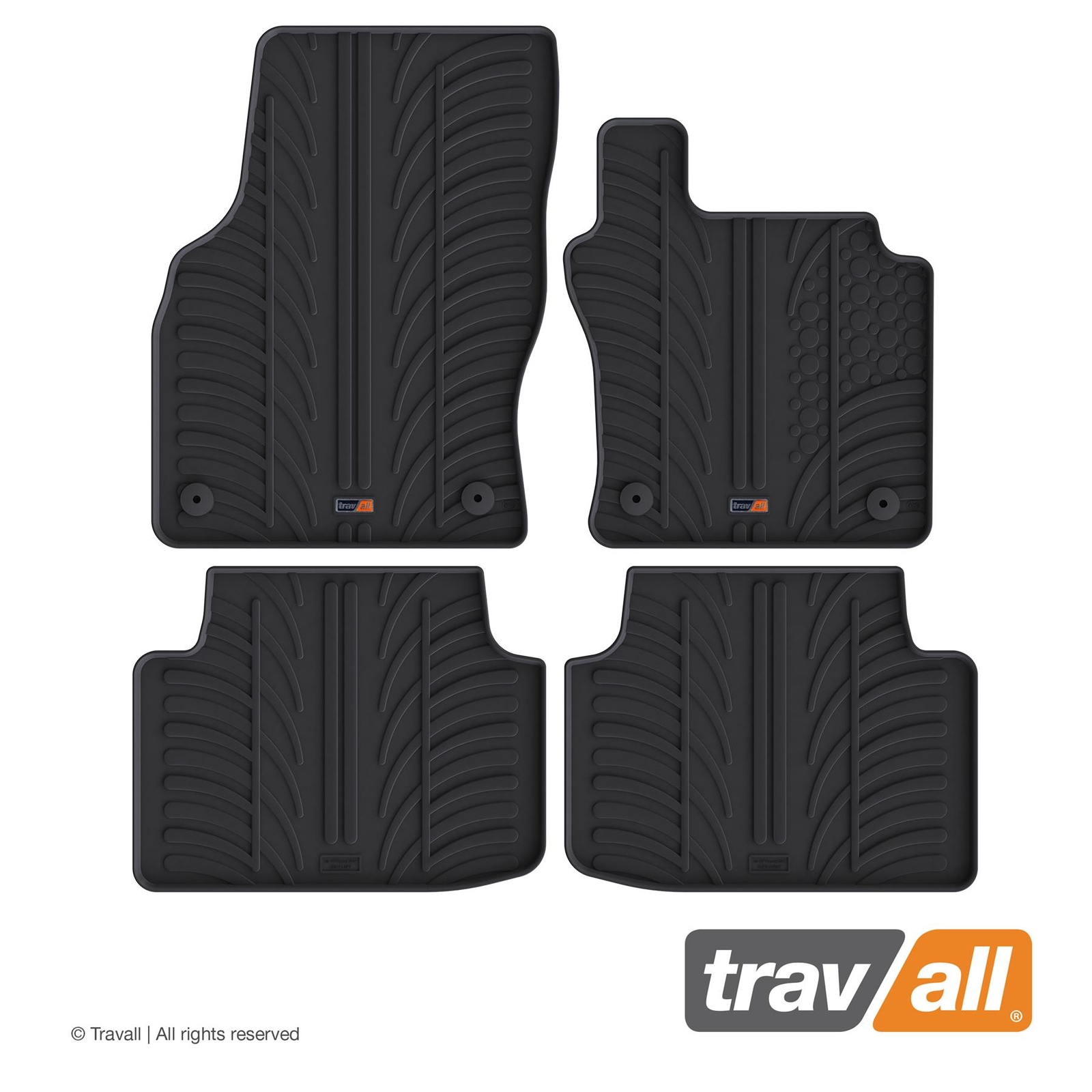 RUBBER CAR MATS for VOLKSWAGEN PASSAT SALOON EST ALLTRACK 2014> Premium