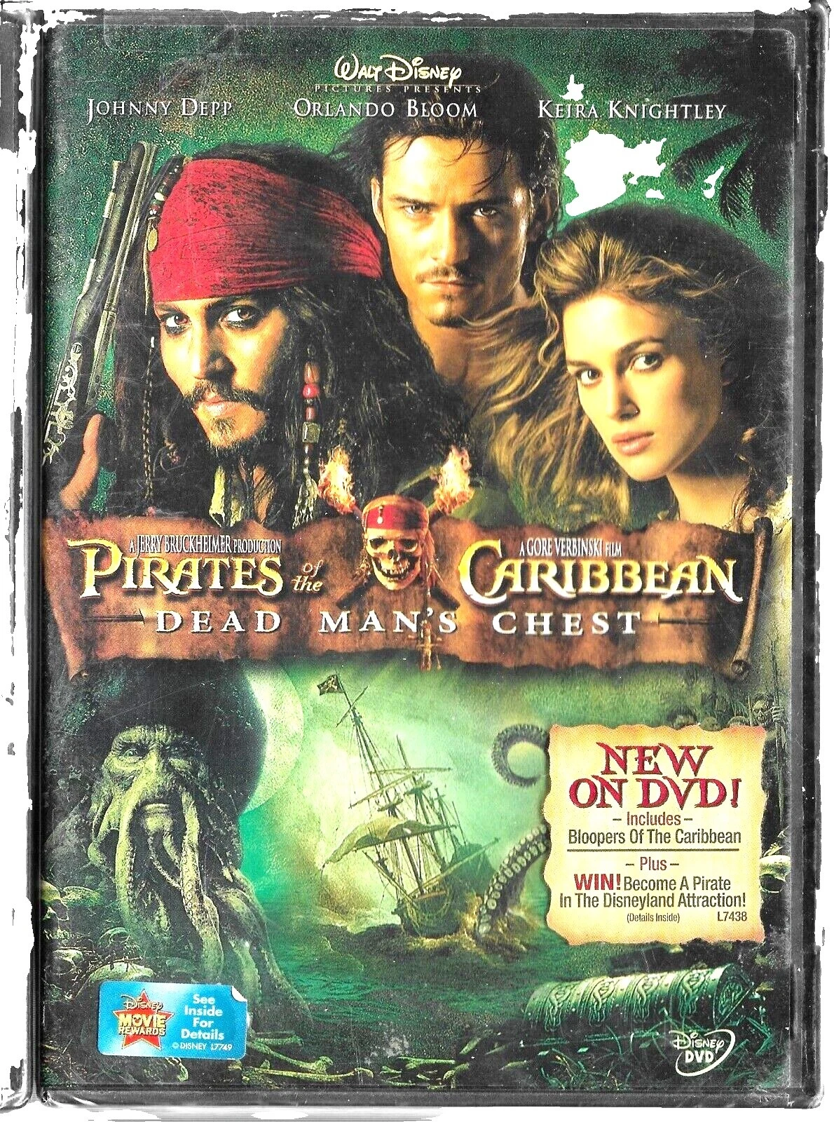 Pirates of the Caribbean DVDs