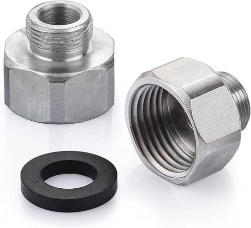 3/8 to 1/2 Adapter Hiqufet Compression Brass Adapter 1/2 Female to 3/8 Male Redu - Picture 1 of 12