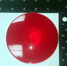 GROTE 9001 RED 4 1/4" DIA LENS PLASTIC SAE-IPP2RST-75   NEW OLD STOCK
