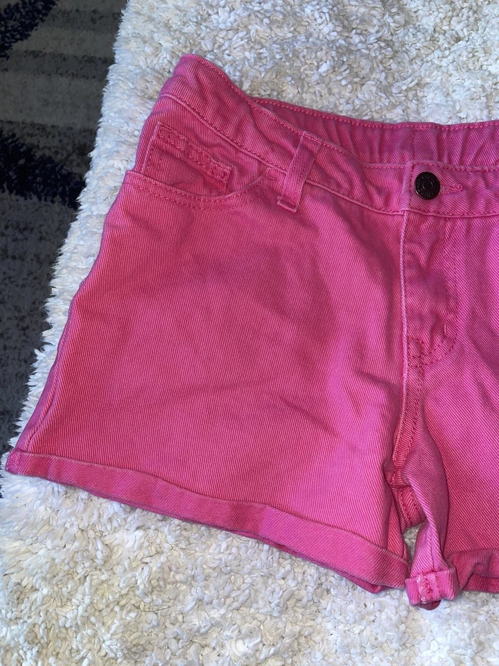 Cherokee girls sz. 14/16 pink jean shorts. Great pair - Image 4 of 4