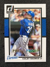 2014 Panini Donruss COLBY RASMUS Press Proof /99 #144