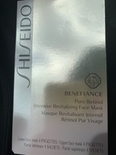 Download Shiseido Benefiance Pure Retinol Intensive Revitalizing Face Mask 4pairs For Sale Online Ebay PSD Mockup Templates