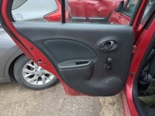 NISSAN MICRA 2010-2015 PASSENGER SIDE REAR DOOR PANEL CARD